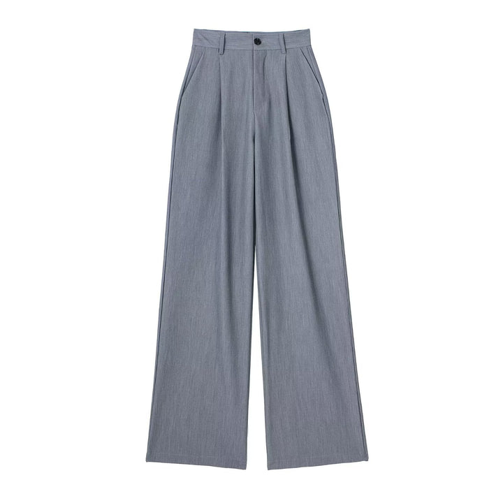 Damen Weite Highwaist-Bundfaltenhose mit Bügelfalte und seitlichen Eingrifftaschen Echo Archiv