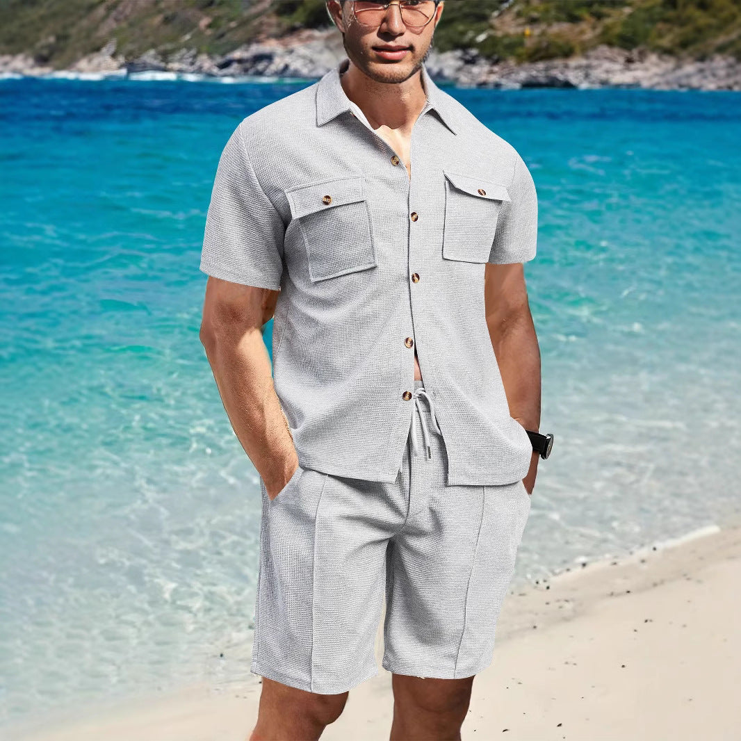 Herren modisches Freizeitoberteil mit praktischen Taschen und atmungsaktivem Material Echoarchiv