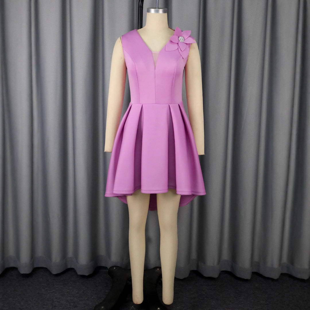 Damen festliches A-Linien Kleid mit floralem Akzent Echo Archiv