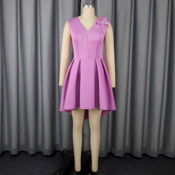 Damen festliches A-Linien Kleid mit floralem Akzent Echo Archiv