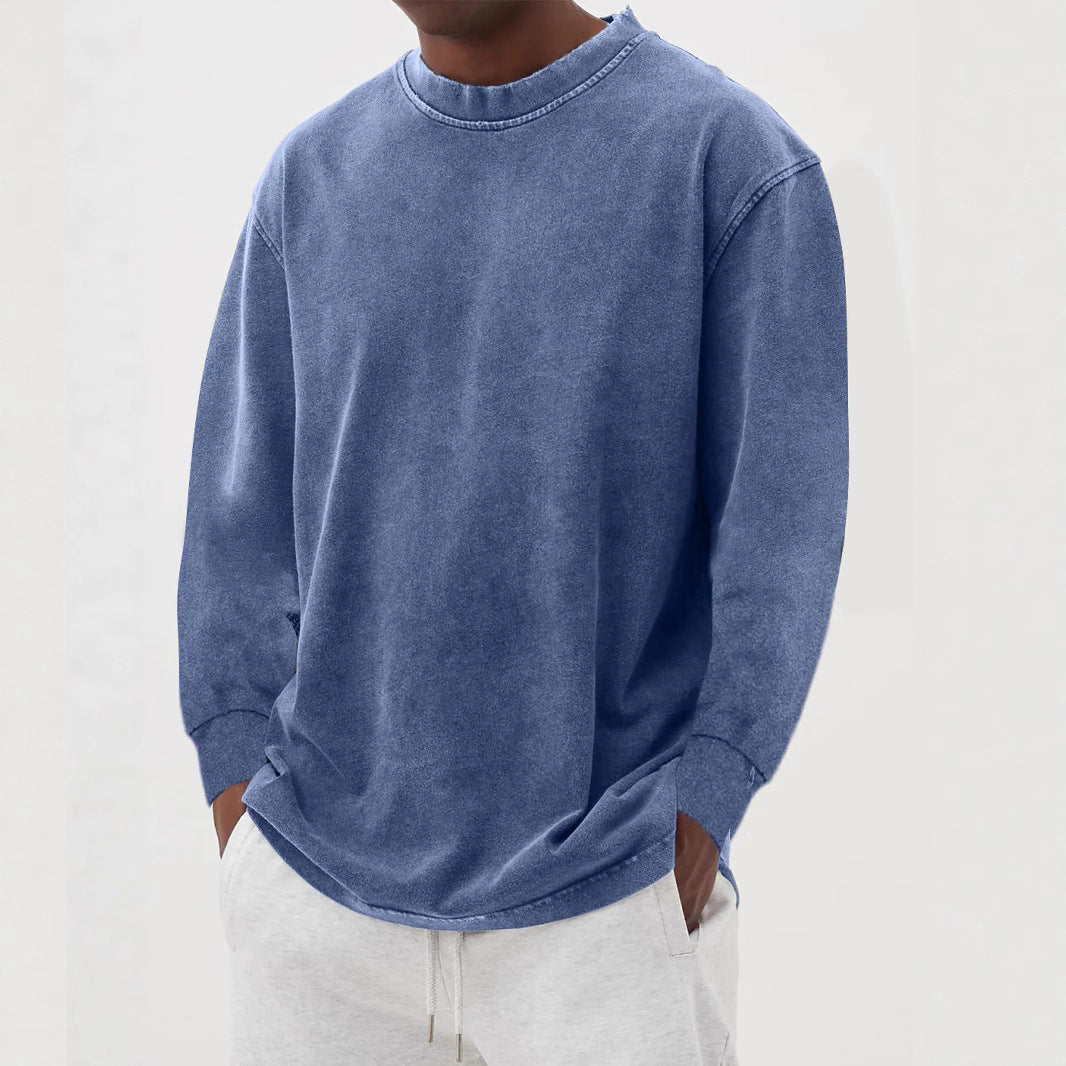 Herren lässiger Oversized Pullover aus angenehmem Baumwollmix Echoarchiv