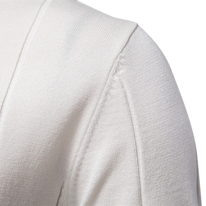 Herren Polohemd mit kurzer Knopfleiste und strukturiertem Design Echoarchiv