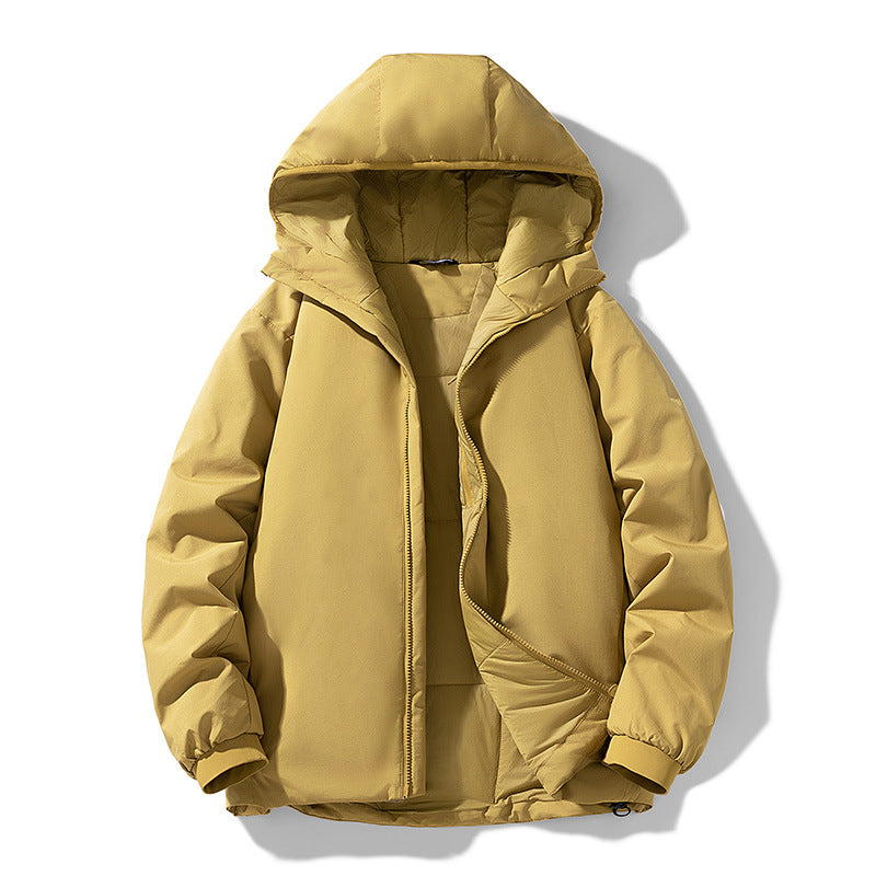 Herren Gefütterte Thermo-Winterjacke mit Kapuze, winddichter Shell und elastischen Bündchen Echo Archiv