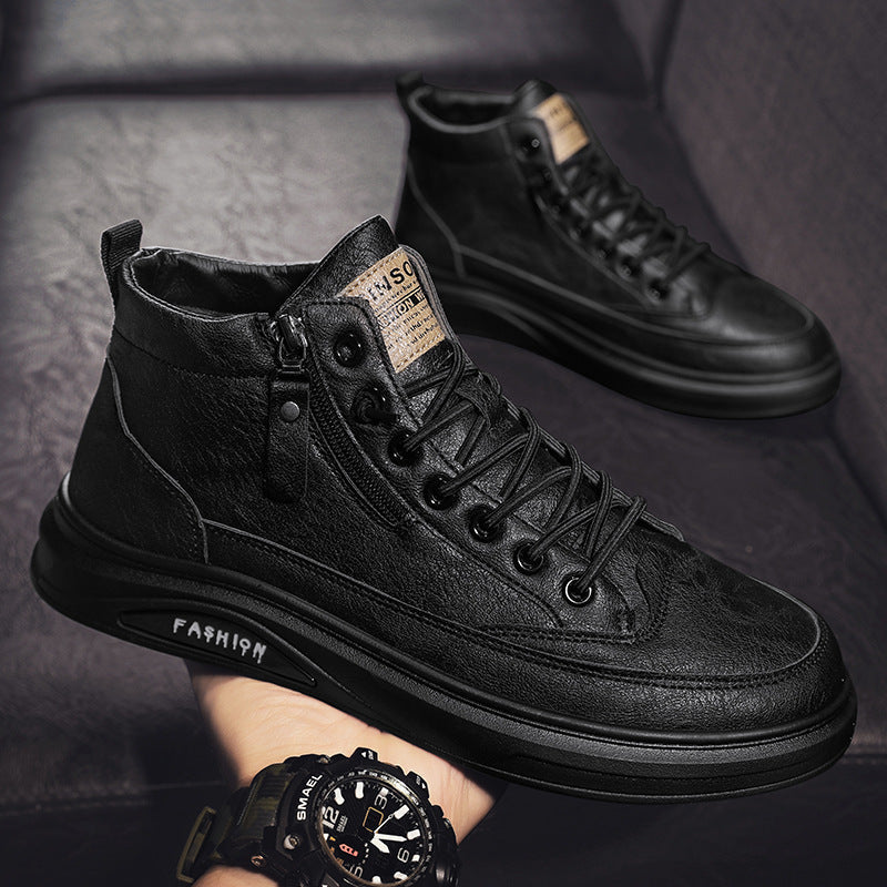 Damen Modische High-Top Sneakers mit praktischem Reißverschluss und dämpfender Sohle Echo Archiv