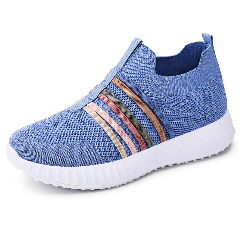 Damen Leichte und atmungsaktive Slip-On Sneakers mit elastischem Einsatz Echo Archiv
