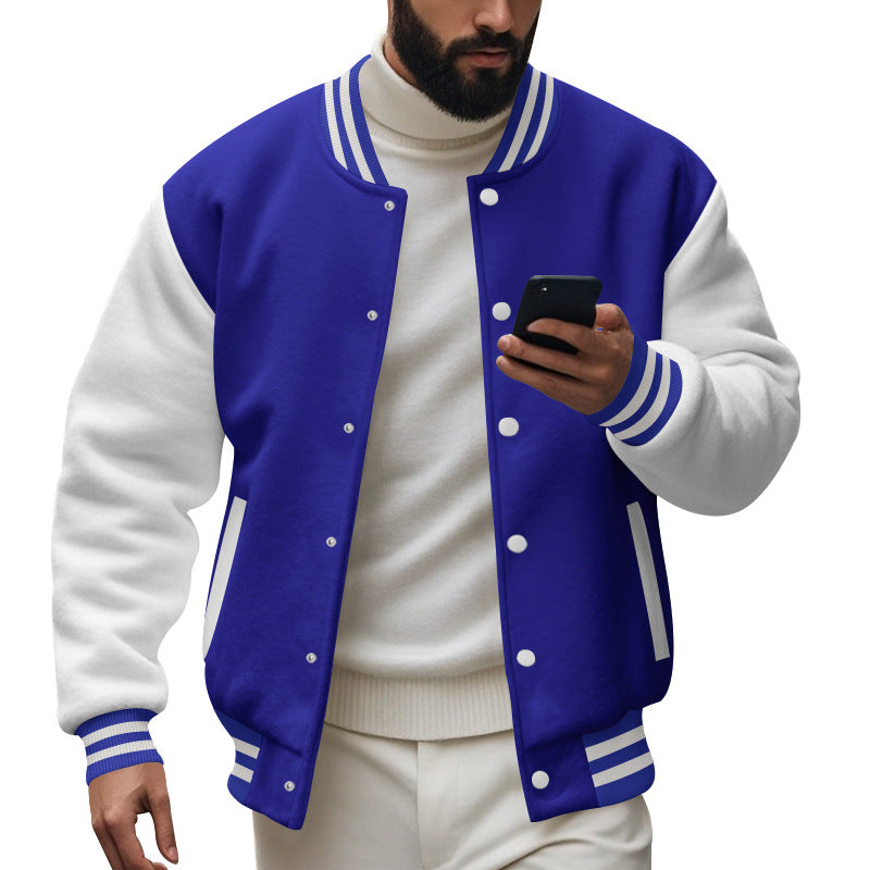 Herren trendige Collegejacke mit einzigartigem Design Echoarchiv