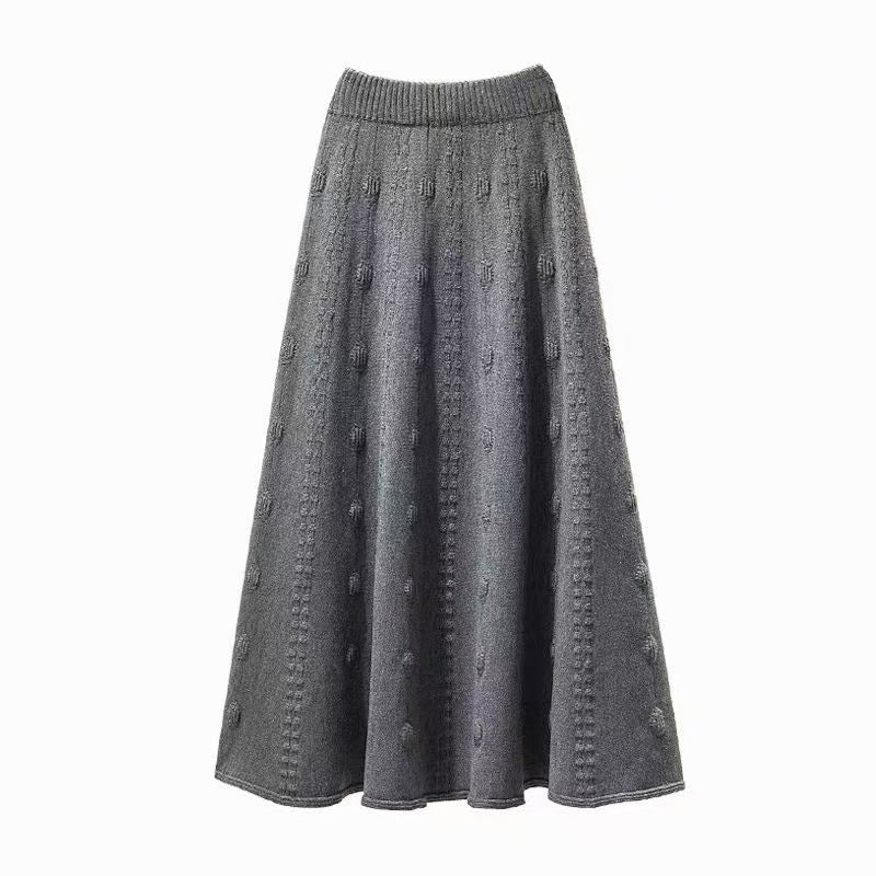 Damen Eleganter, schwingender Maxirock Echo Archiv