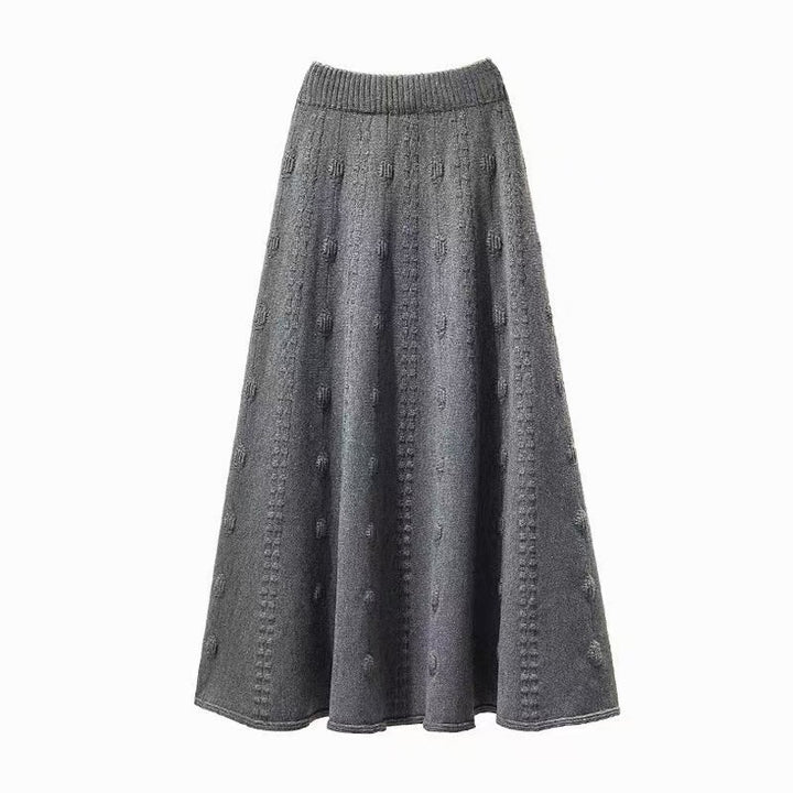 Damen Eleganter, schwingender Maxirock Echo Archiv