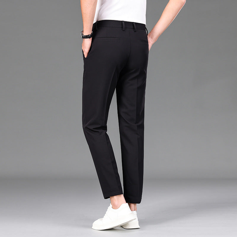 Herren elegante Chino-Hose mit schmalem Schnitt Echoarchiv