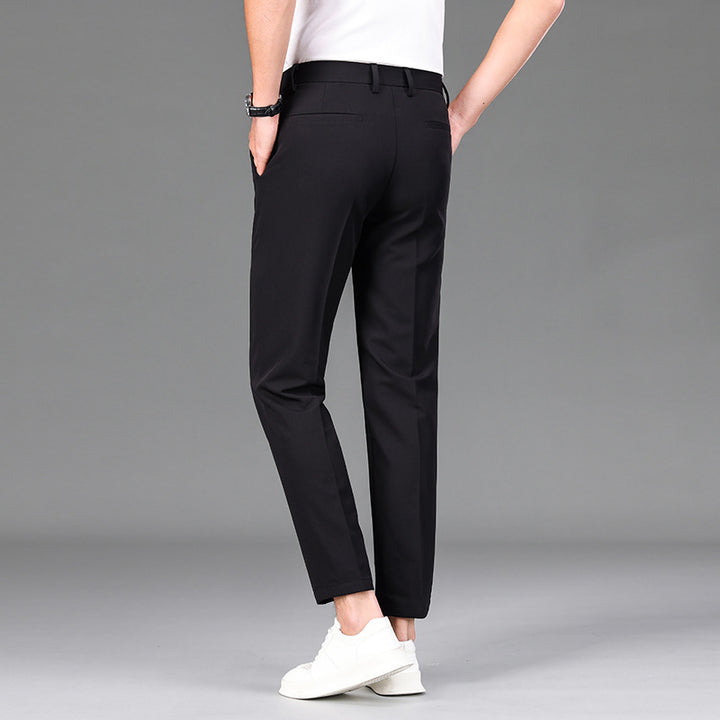 Herren elegante Chino-Hose mit schmalem Schnitt Echoarchiv