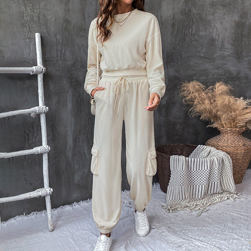 Damen Lässiges Relaxed-Fit Jogginganzug Echo Archiv
