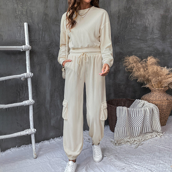 Damen Lässiges Relaxed-Fit Jogginganzug Echo Archiv
