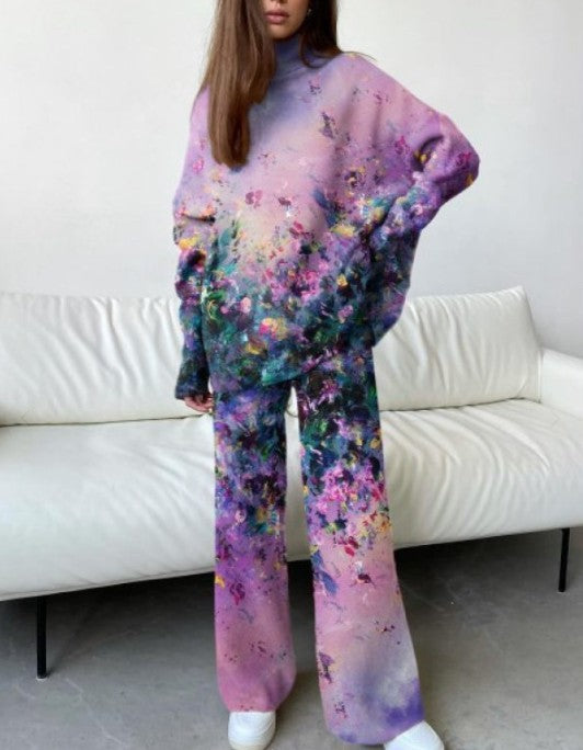 Damen Zweiteiliges Lounge-Set – Élanora