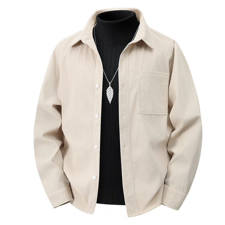 Herren Hochwertige Cordjacke Echo Archiv