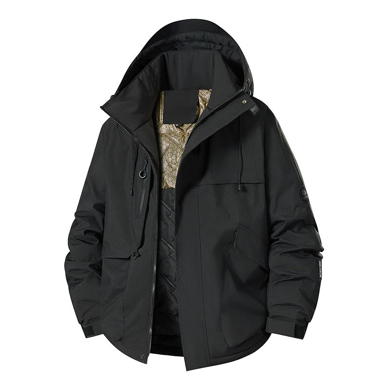 Herren wasserabweisende Funktionsjacke mit Fleecefutter Echoarchiv