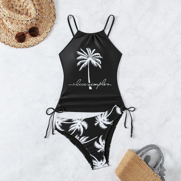 Damen Tankini mit elegantem Palmenmotiv Echo Archiv