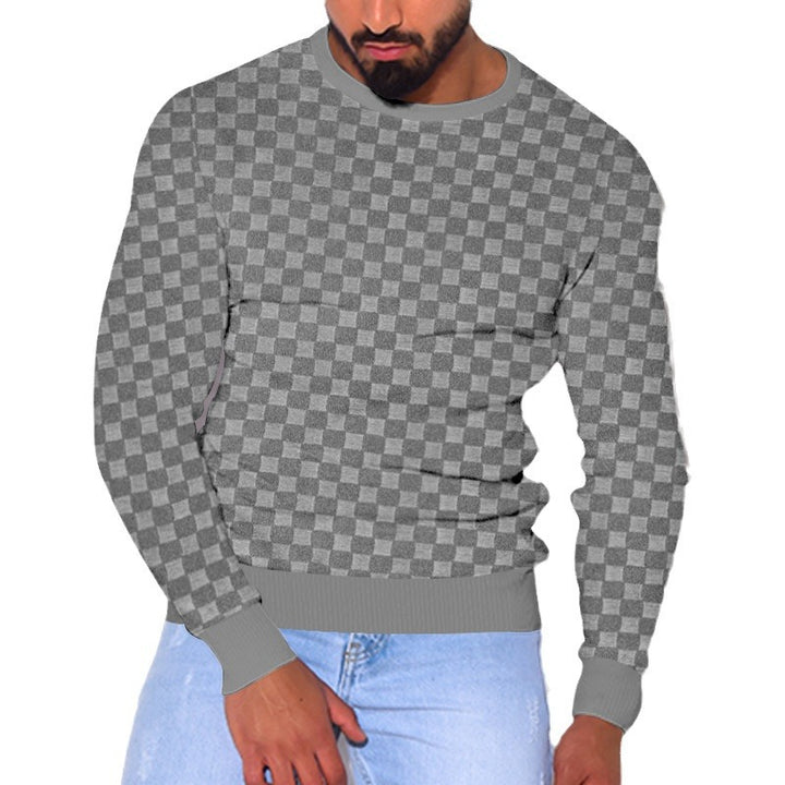 Herren stilvoller Struktur Pullover Echoarchiv
