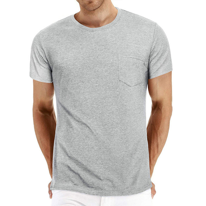 Herren Rundhals T-Shirt aus atmungsaktivem weichem Baumwollmix Echoarchiv