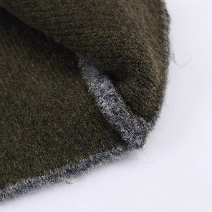 Damen Kurz geschnittene Boxy-Jacke aus Bouclé‑Wollmix mit offenem V‑Ausschnitt Echoarchiv