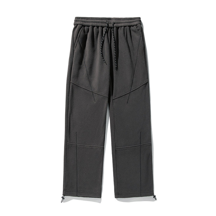 Unisex Weite Fleecehose mit elastischem Bund, Tunnelzug und verstellbarem Beinabschluss Echo Archiv