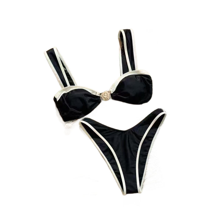 Damen Designer-Bikini mit verzierten Trägern Echo Archiv