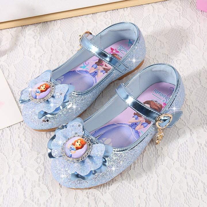 Mädchen Ballerinas mit Glitzer und Schleifenapplikation Echo Archiv