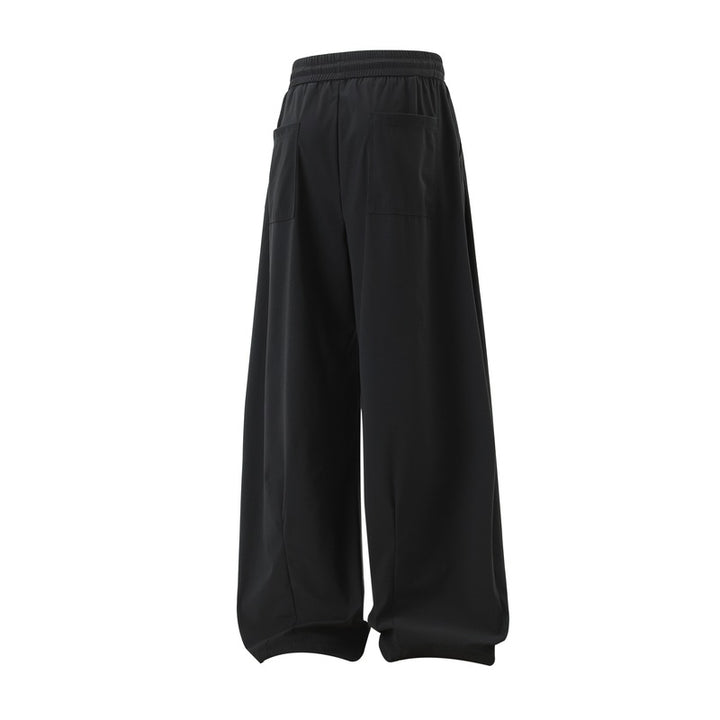 Damen Extraweite Palazzo‑Hose im Oversize‑Baggy‑Schnitt mit Elastbund & Tunnelzug Echoarchiv