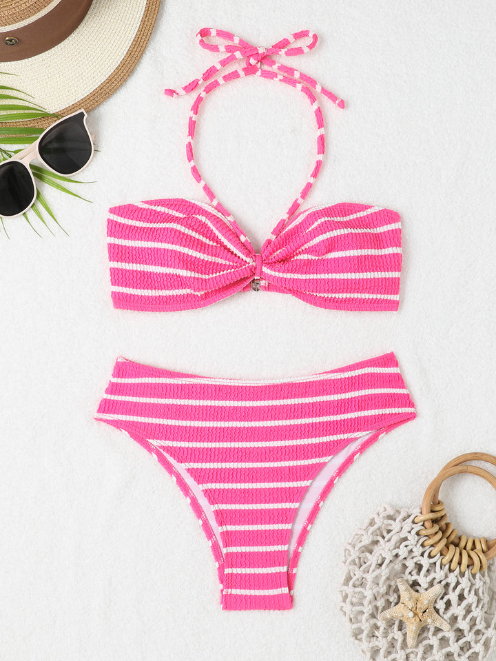 Damen Bandeau Bikini mit raffiniertem Knoten Echo Archiv