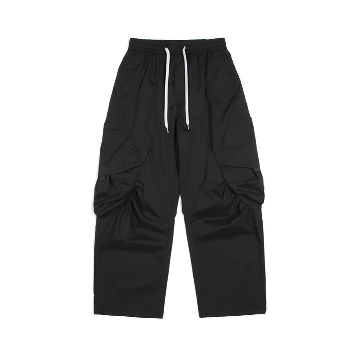 Herren Funktionale Cargo‑Hose im Tech‑Nylon mit elastischem Bund und Kordelzug Echoarchiv