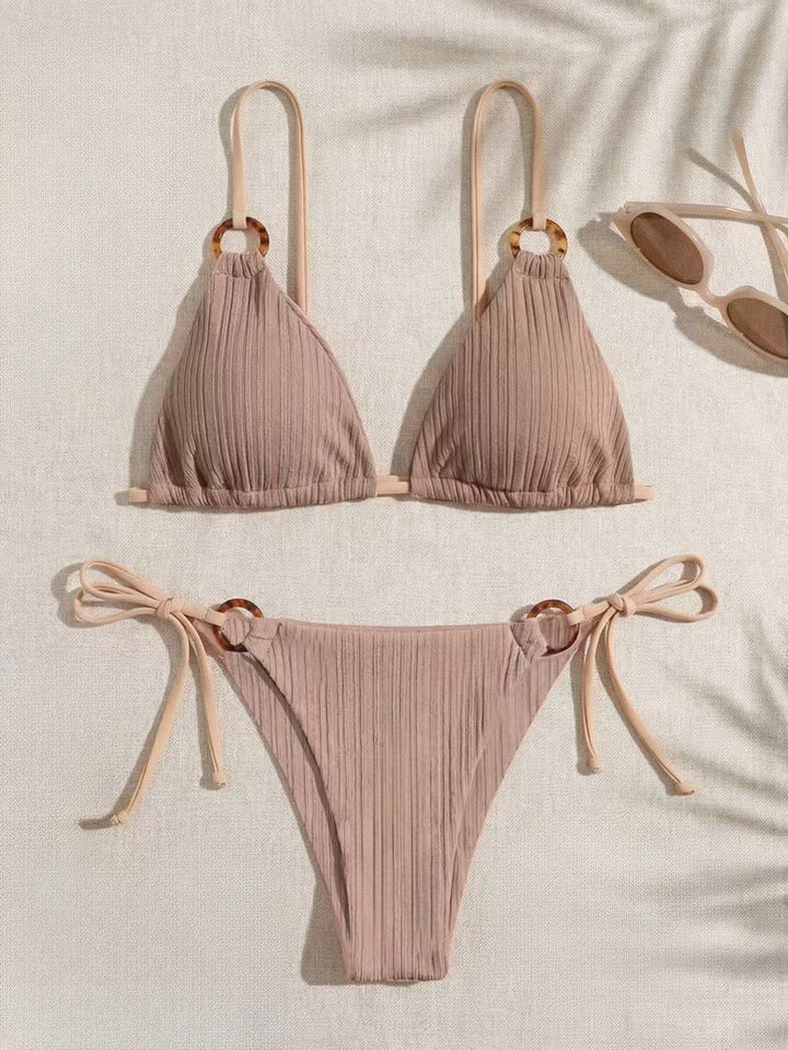 Damen Dreiecksbikini mit verstellbarem Träger Echo Archiv