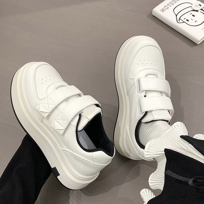 Damen Hochwertige Plateausneaker mit praktischem Klettverschluss und luxuriösem Komfort Echo Archiv