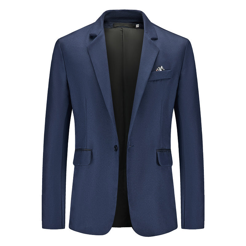Herren eleganter Blazer mit strukturiertem Design und feinen Details Echoarchiv