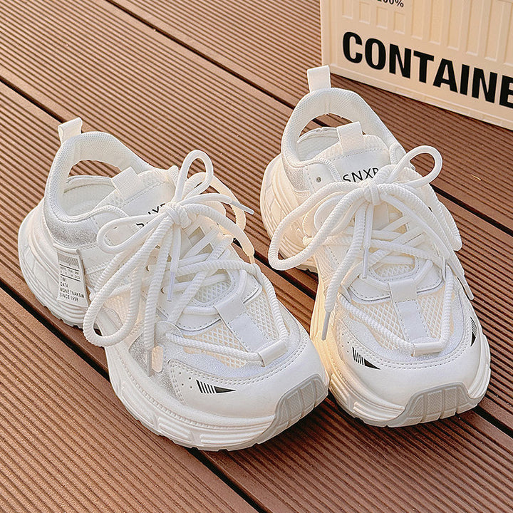 Damen Sportliche Sneakers mit atmungsaktivem Mesh-Obermaterial und rutschfester Sohle Echo Archiv
