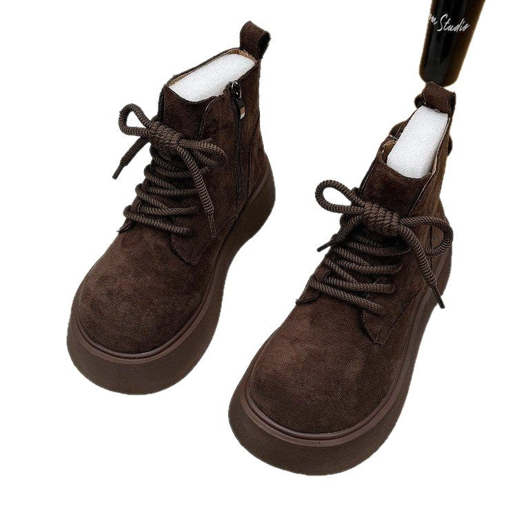 Damen Modische und bequeme Schnürstiefeletten Echo Archiv