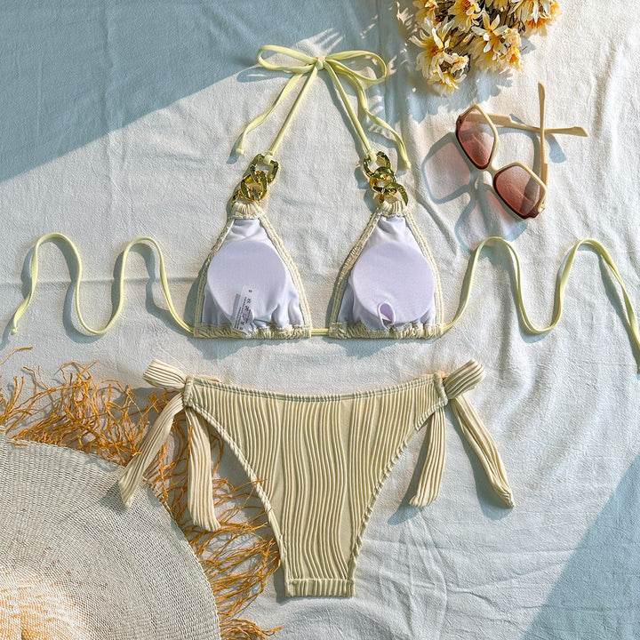 Damen Triangel-Bikini mit raffinierten Kettendetails Echo Archiv