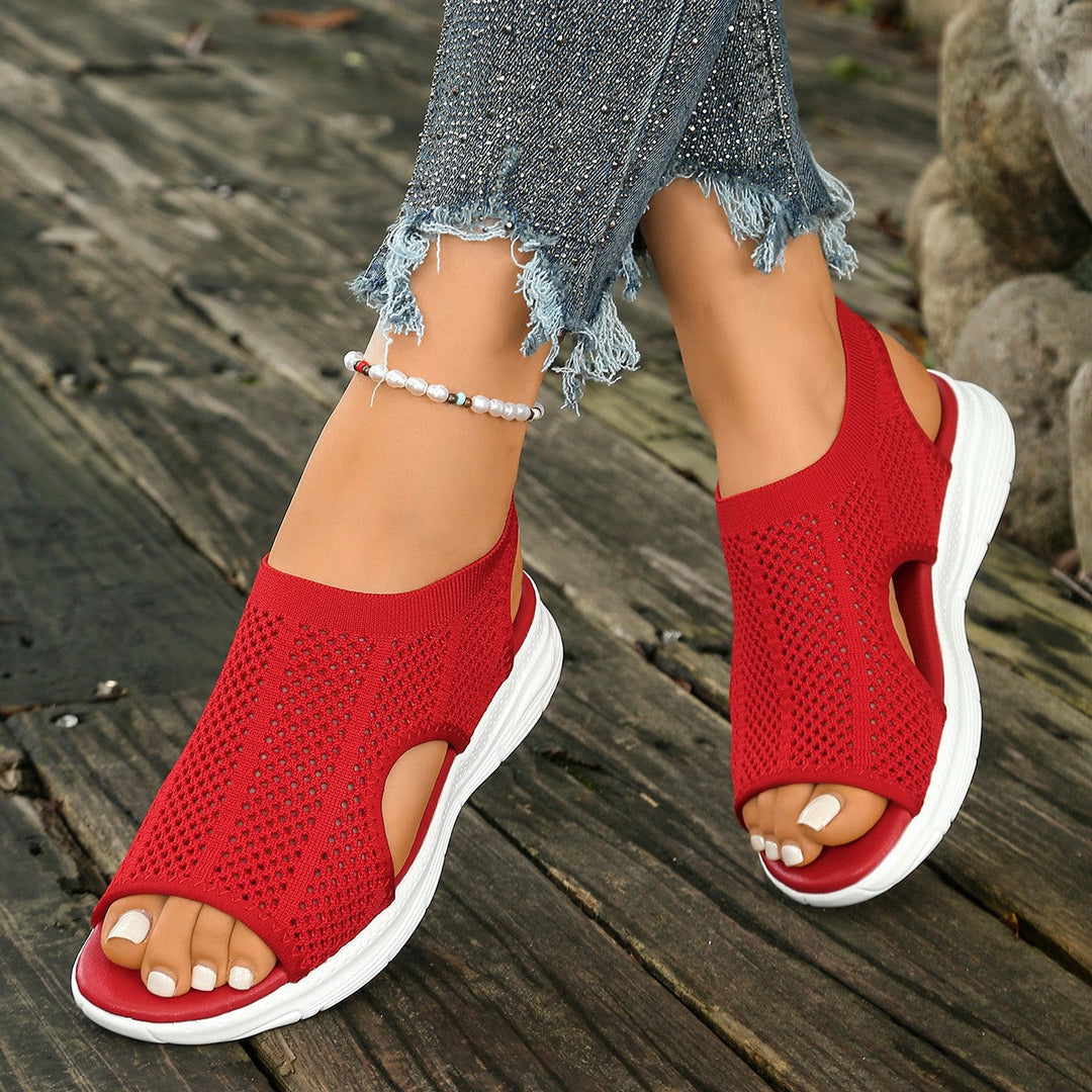 Damen atmungsaktive Badeschuhe mit rutschfester Sohle und elastischem Knöchelansatz Echoarchiv