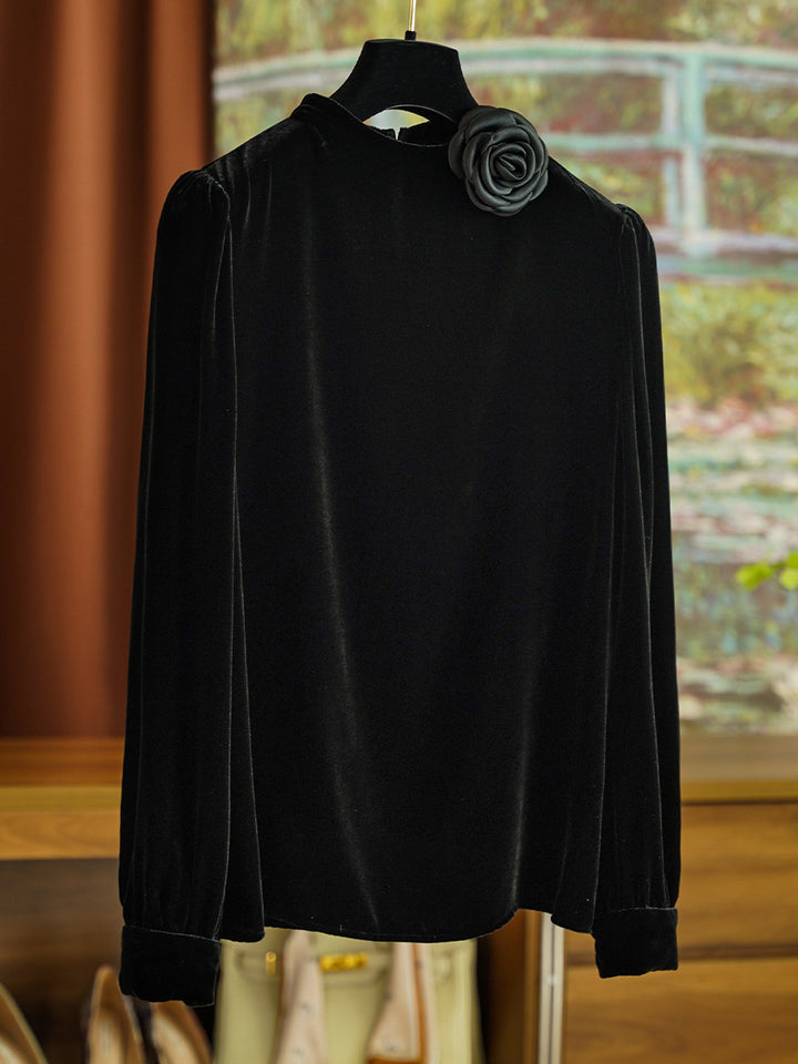 Damen Elegante Bluse mit Rüschen-Detail Echoarchiv