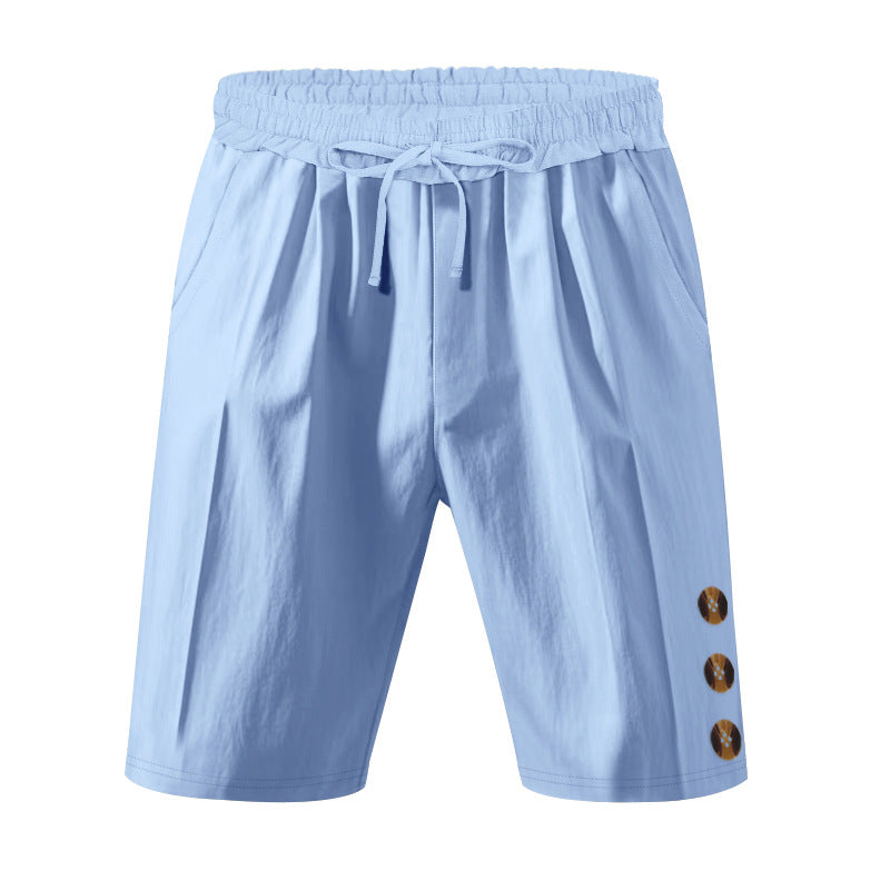 Herren lässige Sport-Shorts mit elastischem Bund und praktischen Seitentaschen Echoarchiv