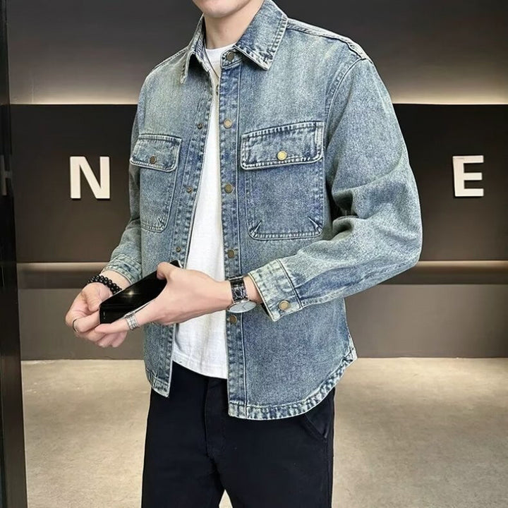 Herren Denim Überhemd Echo Archiv 1787799486