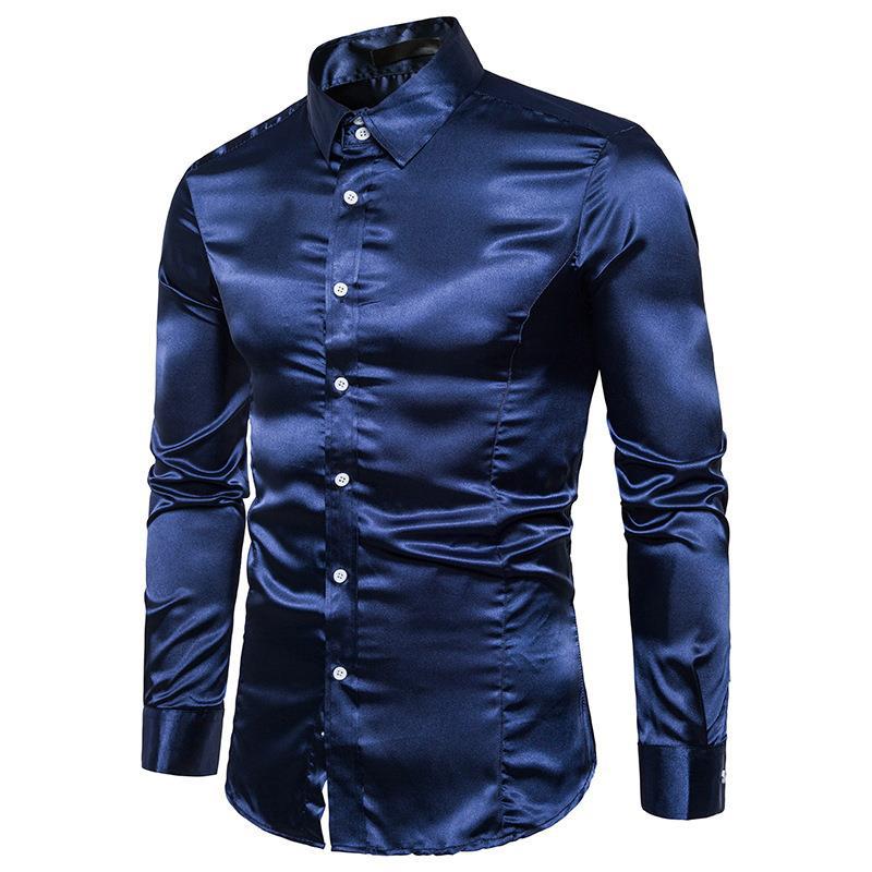 Herren elegantes Businesshemd aus hochwertigem Satin mit perfekter Passform Echoarchiv