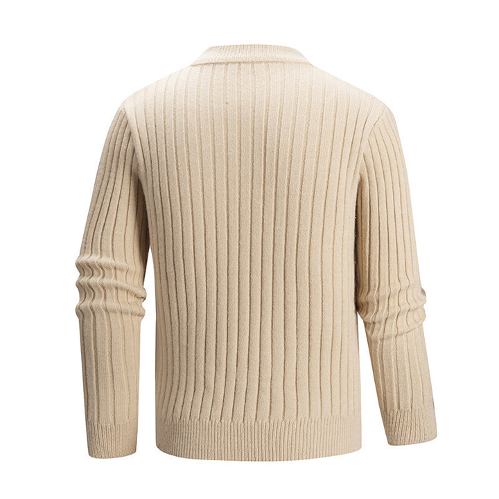 Herren Pullover aus strukturiertem Strickmaterial Echoarchiv