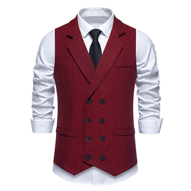 Herren elegante tweed Weste Echoarchiv