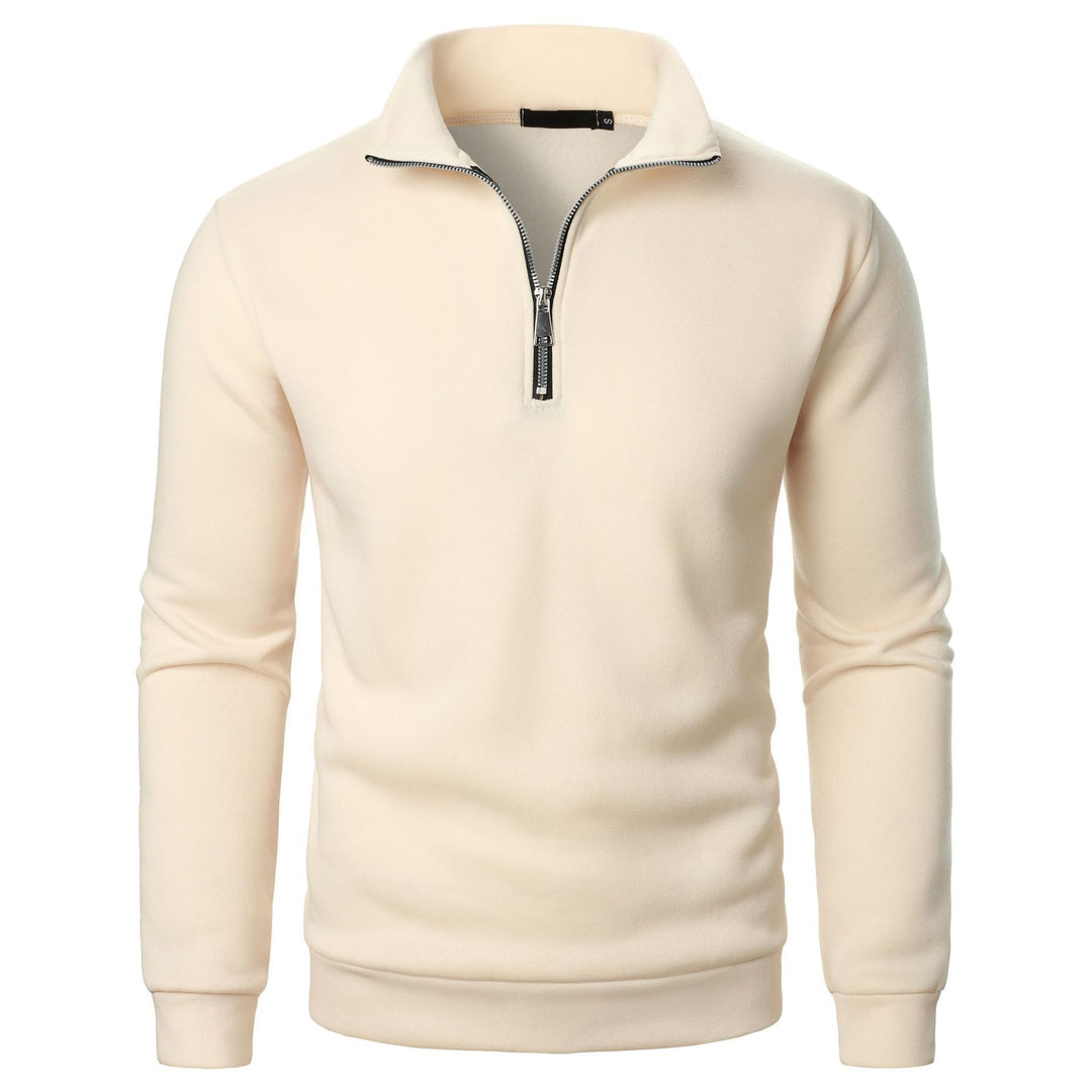 Herren Pullover mit kurzem Reißverschluss Echoarchiv