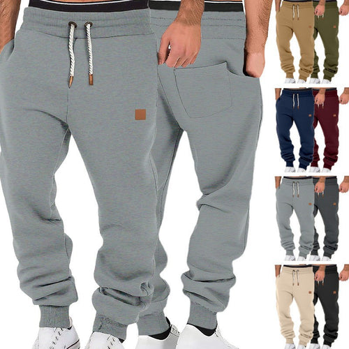 Herren Relax-Fit Fleece-Jogginghose mit Bündchen und Kordelzug Echoarchiv