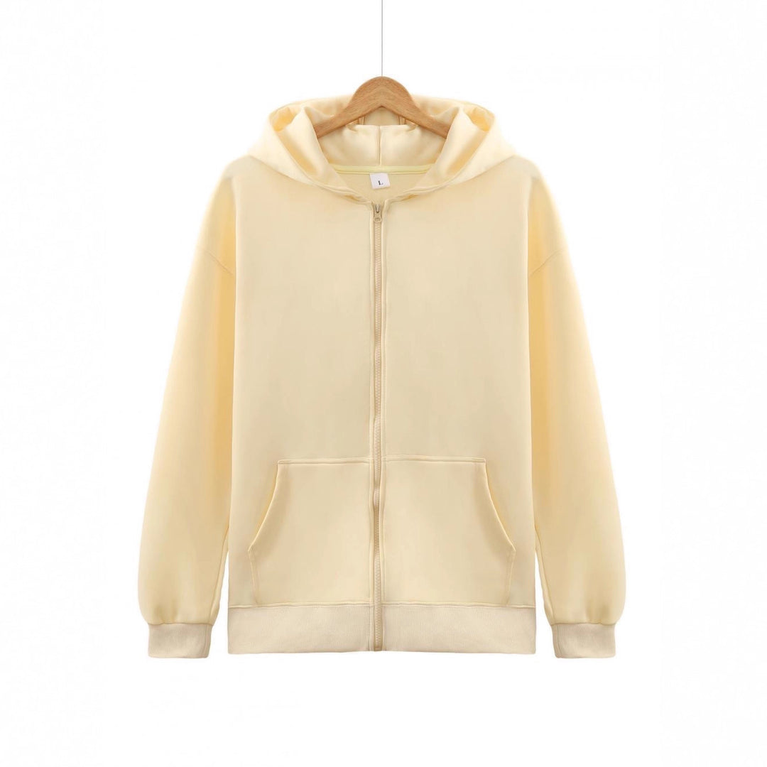Unisex nan leichter Reißverschluss-Hoodie mit innen angerautem French-Terry, flachen Nähten und Kängurutaschen Echo Archiv