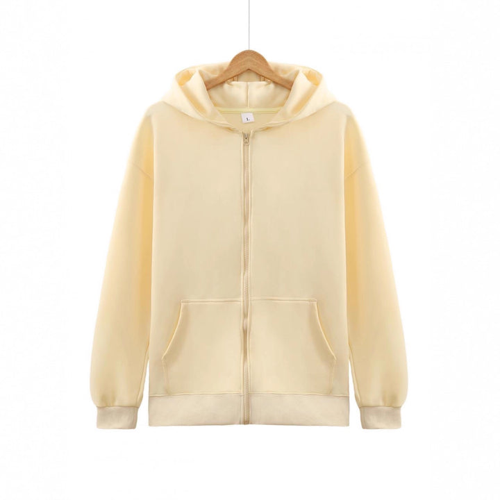 Unisex nan leichter Reißverschluss-Hoodie mit innen angerautem French-Terry, flachen Nähten und Kängurutaschen Echo Archiv
