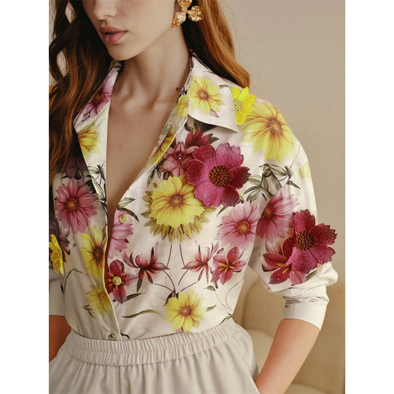 Damen Elegant floral gestalteter Gesamtlook Echo Archiv