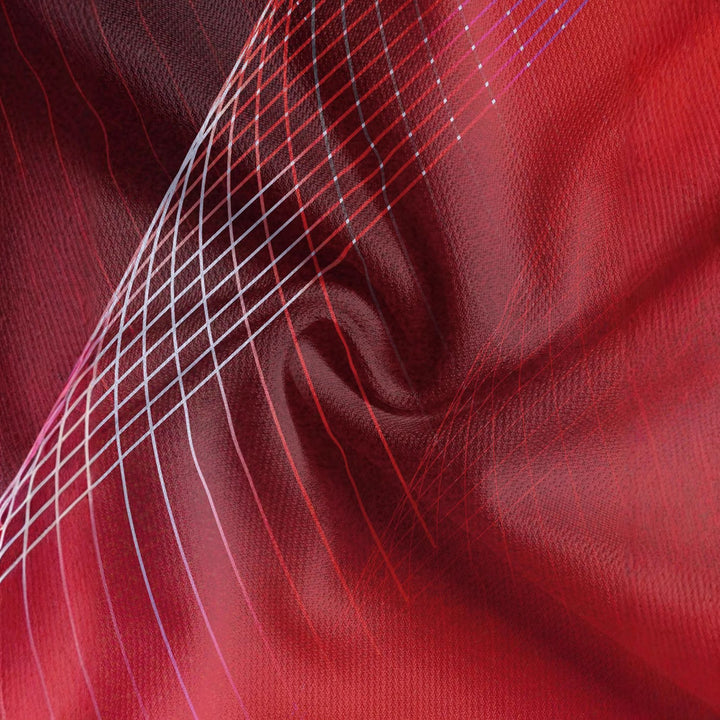 Herren Poloshirt mit dynamischem geometrischem Design und atmungsaktiver Textur Echoarchiv
