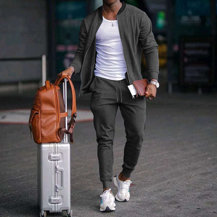 Herren Sportliches Jogginganzug-Set aus atmungsaktivem Material und modernem Design Echoarchiv