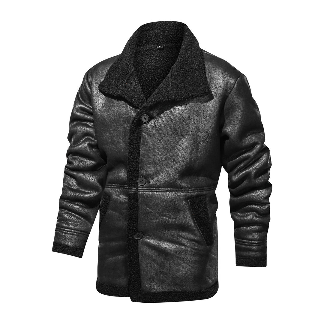 Herren modische Jacke mit warmem Teddyfutter Echoarchiv